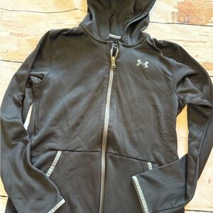 Boys Under Armour Black Zip-Up Hoodie/Jacket